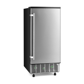 Costway 18530627 Free-Standing Built-in Undercounter Ice Maker-Silver