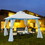 Costway 18579064 2-Tier 10' x 10' Patio Gazebo Canopy Tent w/ Side Walls