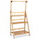 Costway 19302754 3 Tiers Bamboo Hanging Folding Plant Shelf Stand