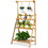 Costway 19302754 3 Tiers Bamboo Hanging Folding Plant Shelf Stand