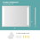 Costway 19548276 32 x 24 Inch Quadrate Wall Mirror with 3-Color Lights and  Anti-Fog Function