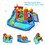 Costway 19756803 Inflatable Bouncer Bounce House with Water Slide Splash Pool without Blower