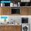Costway 20597381 6 Place Setting Countertop or Built-in Dishwasher Machine with 5 Programs