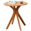 Costway 20759418 27 InchOutdoor Round Solid Wood Coffee Side Bistro Table