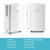 Costway 20794168 1750 Sq. Ft 32 Pints Dehumidifier with Auto Defrost and 24H Timer Drain Hose-White