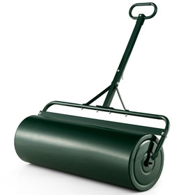 Costway 21963875 39 Inch Wide Push/Tow Lawn Roller-Green