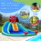 Costway 23159670 Inflatable Waterslide Bounce House with Upgraded Handrail without Blower