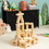 Costway 23481956 54 Pieces Tumbling Timber Toy with Carrying Bag