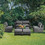 Costway 24567109 6 Pieces Patio Rattan Furniture Set with Glass Table and Cushioned Seat-Gray