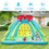 Costway 25381460 Inflatable Water Park Bounce House with Double Slide and Climbing Wall