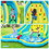 Costway 25381460 Inflatable Water Park Bounce House with Double Slide and Climbing Wall