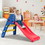 Costway 25614398 2 Step Children Folding Plastic Slide