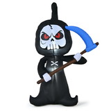 Costway 25768403 6 Feet Halloween Inflatable Decorations with Built-in LED Lights