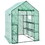 Costway 25908716 Walk-in Greenhouse 56 x 56 x 77 Inch Gardening with Observation Windows