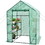 Costway 25908716 Walk-in Greenhouse 56 x 56 x 77 Inch Gardening with Observation Windows