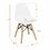 Costway 26594087 4 PCS Children Chair Set Medieval Style Dining Chairs with Wood Legs