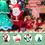 Costway 27039465 8.7 Feet Inflatable Christmas Tree with Santa Claus and Snowman and Penguin Blow-up