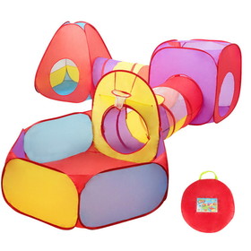 Costway 27581640 7 Pieces Kids Ball Pit Pop Up  Play Tents