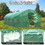 Costway 29140835 10 x 6.5 x 20 Feet 8 Windows Backyard Walk-in Greenhouse