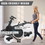 Costway 29534078 Magnetic Exercise Bike with Adjustable Seat and Handle