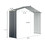 Costway 29540376 Outdoor Storage Shed Extension Kit-Gray