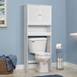 Costway 29605184 Bathroom Space Saver Toilet Shelves Storage Cabinet