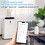 Costway 29804635 14000 BTU Portable Air Conditioner with APP and WiFi Control-White