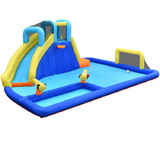 Costway 30517682 6-in-1 Inflatable Water Slide Jumping House without Blower