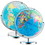 Costway 31042697 13" Illuminated World Globe 720&#176; Rotating Map with LED Light