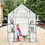 Costway 31672948 Portable Outdoor 4 Shelves Greenhouse