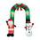 Costway 32795814 8 Feet Christmas Inflatable Archway with Santa Claus and Snowman