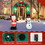 Costway 32795814 8 Feet Christmas Inflatable Archway with Santa Claus and Snowman