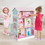 Costway 34156820 2-In-1 Double Sided Kids Kitchen Playset and Dollhouse with Furniture