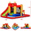 Costway 34801725 Inflatable Water Slide Jumper Bounce House with Ocean Ball without Blower