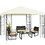 Costway 35819760 10 x 10 Feet Patio Gazebo Canopy Tent Garden Shelter