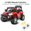 Costway 36702951 12 V Kids Ride-On SUV Car with Remote Control LED Lights