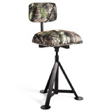 Costway 36925870 Swivel Hunting Chair Tripod Blind Stool with Detachable Backrest