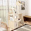 Costway 37158642 Multi-Level Cat Tree with Sisal Scratching Post-Beige