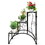 Costway 37541890 3-Tier Metal Plant Rack Garden Shelf in Stair Style