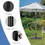 Costway 37902851 20 Inches Patio Umbrella Base with 4 Adjustable Footpads