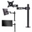 Costway 38027461 Adjustable Monitor Mount for Single LCD Flat Screen Monitor