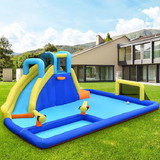 Costway 38192760 6-in-1 Inflatable Water Slides with Blower for Kids
