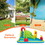 Costway 38524106 Inflatable Splash Jump Slide Water Bounce without Blower