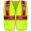Costway 39145208 10 Pack High Visibility Reflective Safety Vest with Pockets and 2 inch Reflective Strips