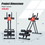 Costway 39168025 Foldable Adjustable Core Abdominal Trainer with 3 Adjustable Resistance and LCD Display