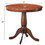 Costway 39286410 32 Inch Wooden Round Pub Pedestal Side Table