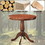 Costway 39286410 32 Inch Wooden Round Pub Pedestal Side Table