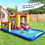 Costway 39726015 Inflatable Water Slide Castle Kids Bounce House with 480W Blower