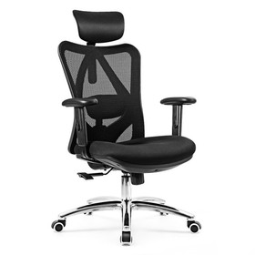 Costway 39781645 Adjustable Height Mesh Swivel High Back Office Chair