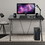 Costway 41329806 Home Office Modern Ergonomic Study Computer Desk for Small Space